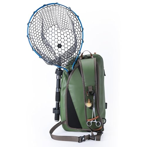 Waterproof Fly Fishing Sling Pack (A1:13L Green)