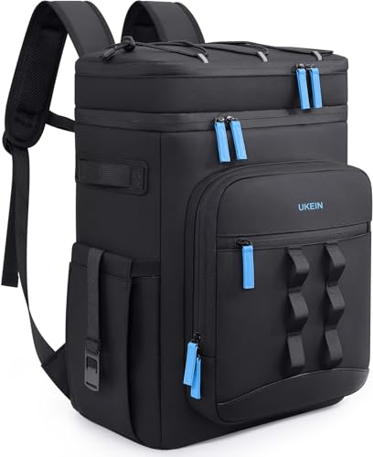 Backpack Cooler Insulated Leakproof 50Cans Lunch Ice Chest Bag Double Deck
