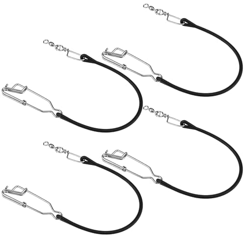 4pcs Fishing Downrigger Weight Snubber with Release Snap