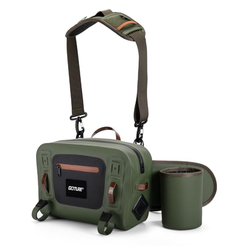 Waterproof Fishing Waist Pack (B1:10L Green Waterproof Tackle Bag)