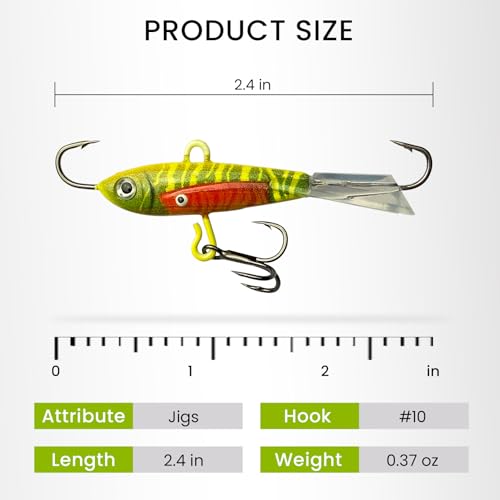 5 pcs Ice Fishing Jigs (5 pcs Ice Fishing Jigs)