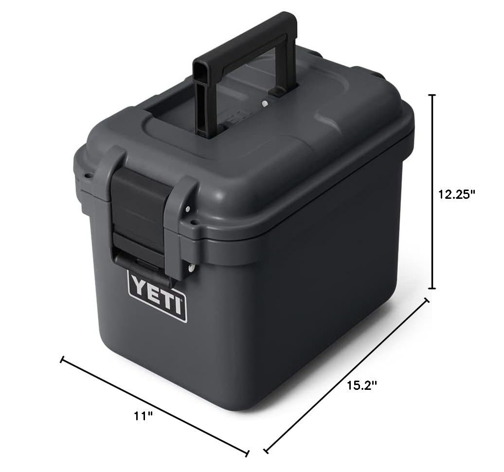 LoadOut 15 GoBox Divided Waterproof Cargo Case (Charcoal / GoBox 15)