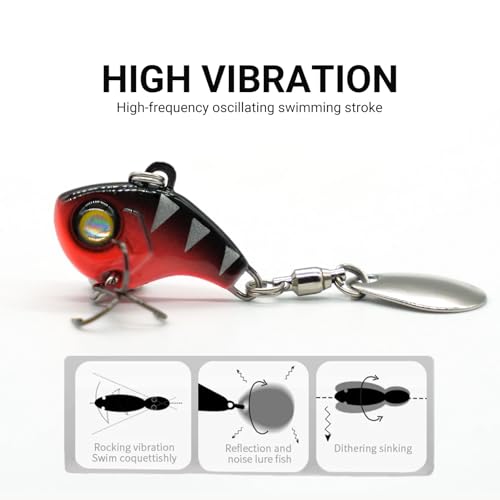 3PCS Spinner Baits Fishing Lure Kit (D-7g)