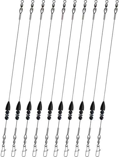 Texas Rigs 10 Pack (Black / 3/16oz)