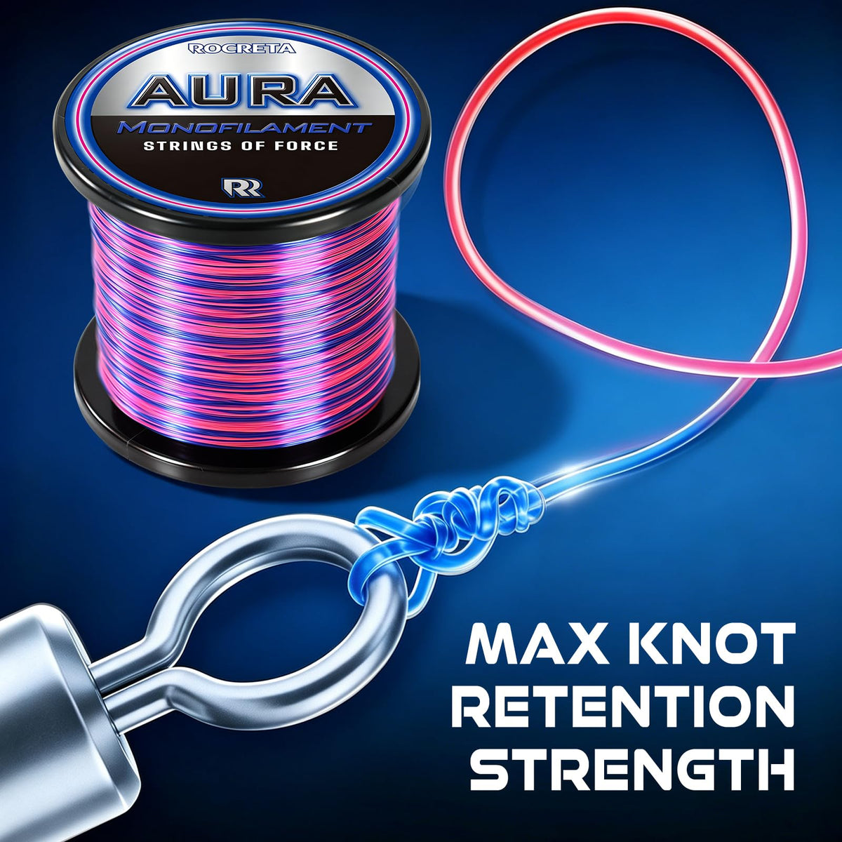 Aura Monofilament Fishing Line (Sunset / 10LB（1050YDS）)