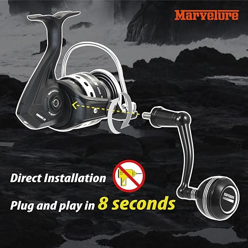 Foldable Power Handle for Penn Pursuit III IV