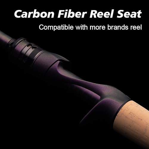 PURELURE Medium Heavy Baitcasting Rod 6'8'' (Cast: C682mh- Medium Heavy - Regular Fast-2pcs)