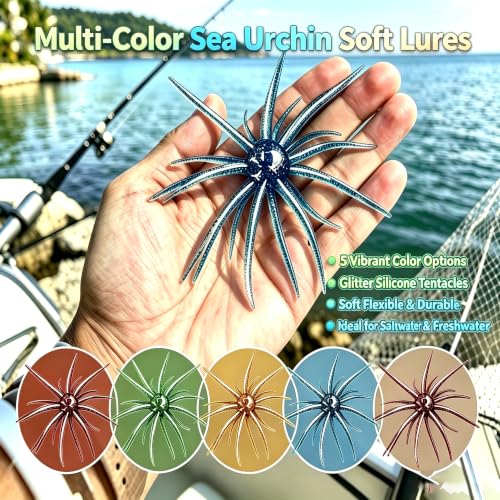 25PCS Urchin Baits for Bass Fishing (25PCS)