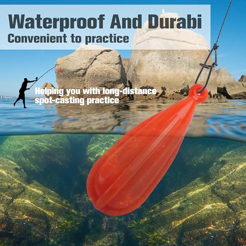 Fishing Practice Plugs Bait Casting Practice Plugs 5 Size Mixed Colors Silicone Weights Fishing Practice Plug for Kids Beginners Improving Throwing Casting Skills