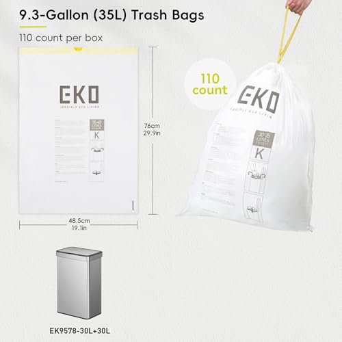 9.3 Gallon 30 (110 Count (Pack of 1) / 9.3 Gallon Bags/Code K)