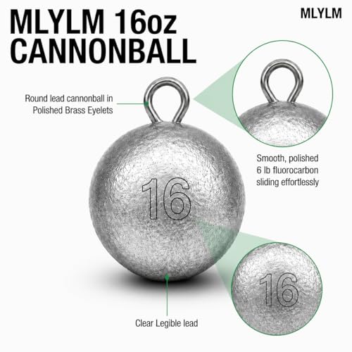 3 Pack 16 oz Cannonball Sinkers
