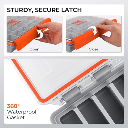HyperSeal Waterproof Tackle Box (3700 (1 Pack with compartment))