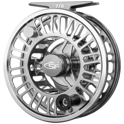 SF 003 Pro Fly Fishing Reel for Freshwater (Gunmetal Gray / 7/8wt)