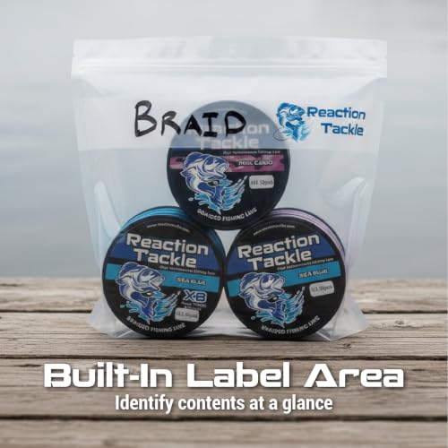 Clear Bait Bags for Soft Plastics (10-Pack)