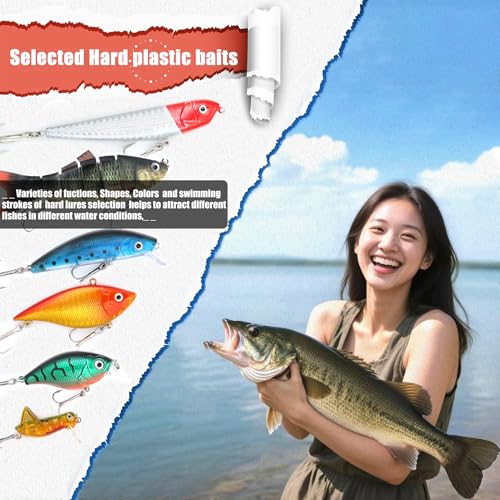 Topwater Floating Lures (130pcs)