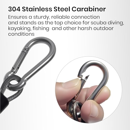 2 pcs Retractable Coiled Lanyards