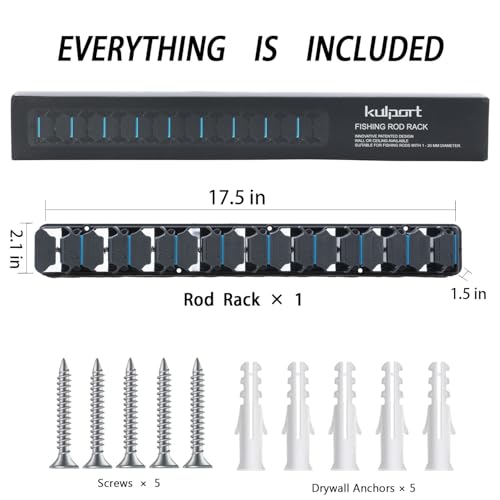 Fishing Rod Holder (Z- Blue 1-Pack)