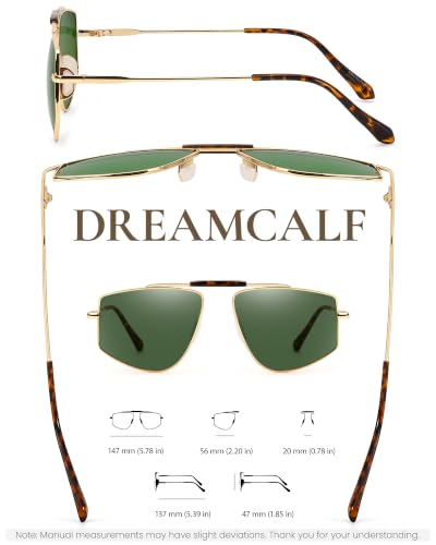 Tangle Free Polarized Aviator Sunglasses for Women