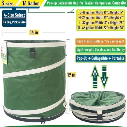 16 Gallon Collapsible Trash Can