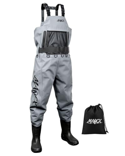 High Strength Nylon PVC Waterproof Fishing Chest Waders with Bootfoot (M8/W10)