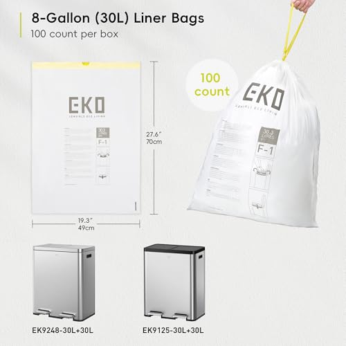 Easy Dispense Roll 100 Count Extra (100 Count (Pack of 1) / 8 Gallon Bags/Code F-1 Ultra Strong)