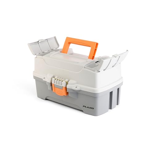 Two Tray Tackle Box (Light Grey/Dark Grey / Two-Tray / Two-Tray)
