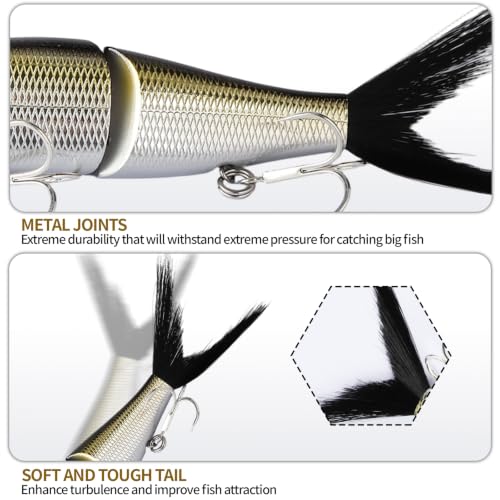 7in Glidebait with Brush Tail