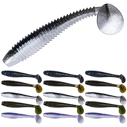 Paddle Tail Swimbait Fishing Lures for Bass Fishing
