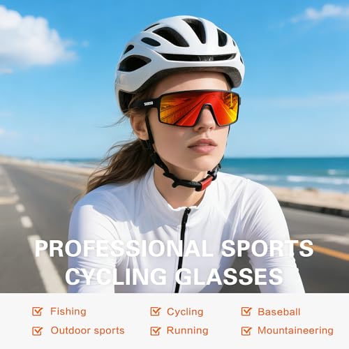 Polarized Sports Sunglasses Men and Women Running Sun Glasses