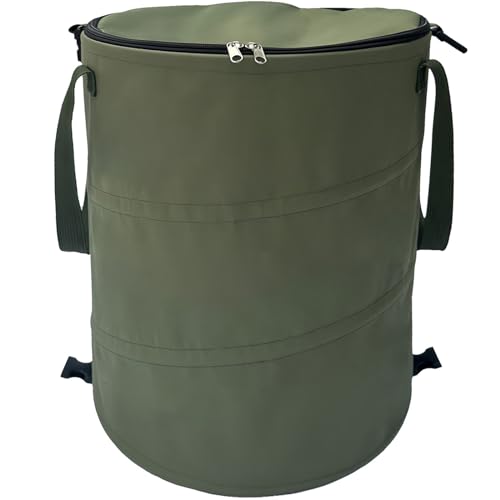 Pop up Camping Trash can with lid