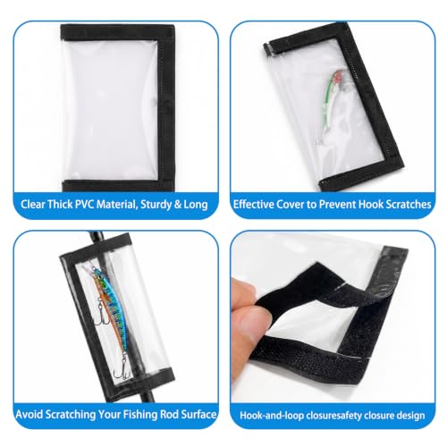Fishing Lure Wraps Durable Clear PVC Lure Covers