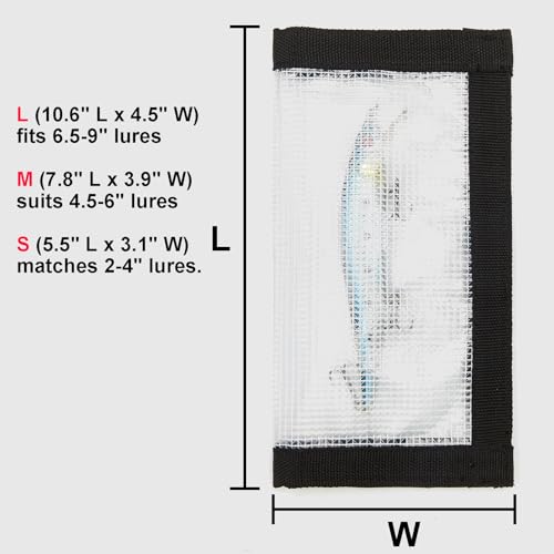 Fishing Lure Wrap (L: for 6.5-9in lures)