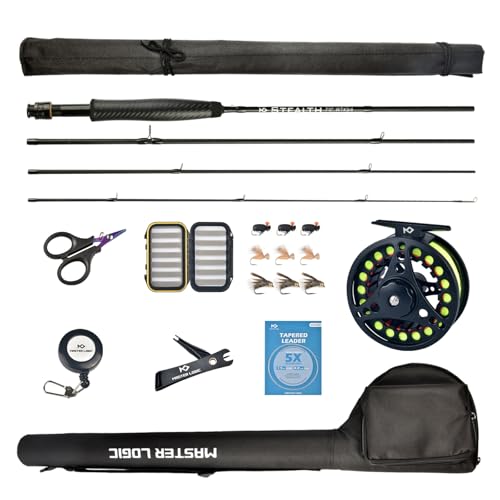 Stealth Fly Fishing Rod Combo Starter Kit