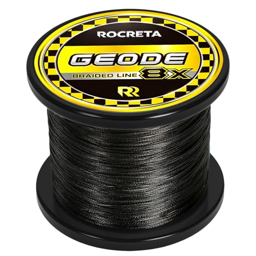Geode Braided Fishing Line (Black / 15LB(500YDS))