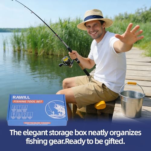Fishing Accessories Kit for Men (Blue)