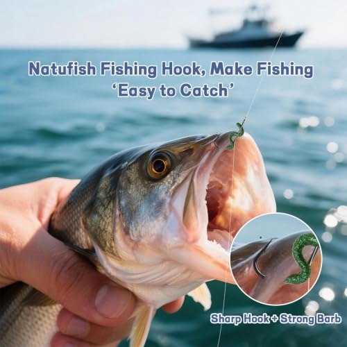 50Pcs High Carbon Steel Fishing Hooks (1/0_50pcs)