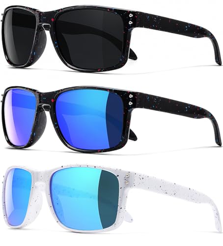 3 Pack Kids Sunglasses Polarized UV Protection Shades for Boys and Girls