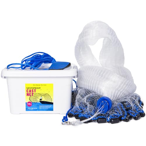 Ultra Light Series Fishing Cast Net with Eco