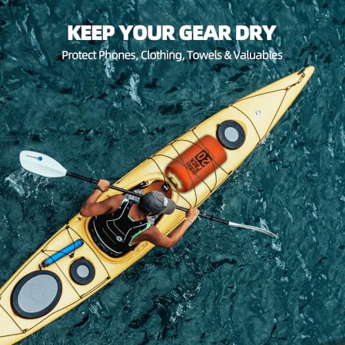 20L Waterproof Dry Bag Set with Phone Case (Orange / 20L)