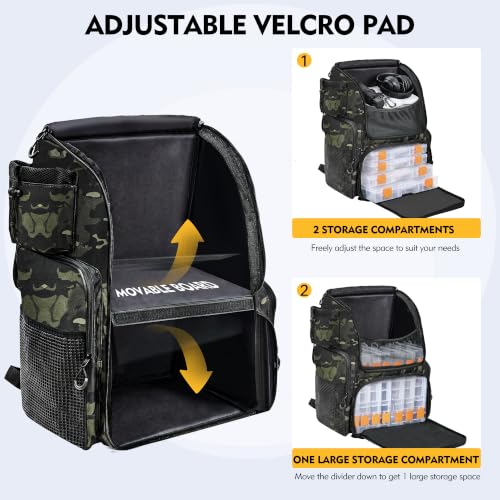 Fishing Backpack (Green+Black)