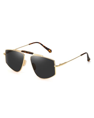 Tangle Free Polarized Aviator Sunglasses for Women