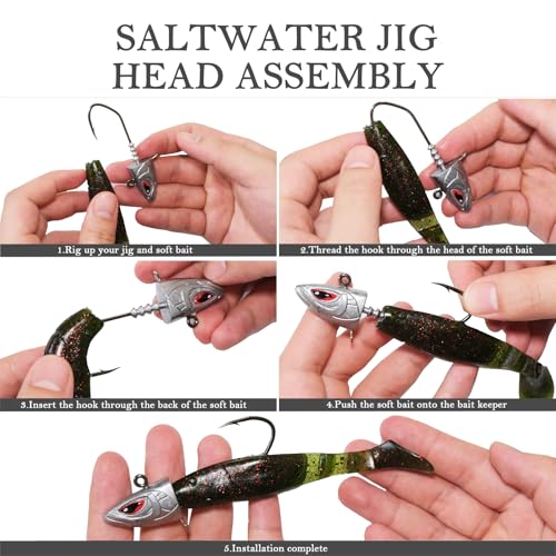 Saltwater Jig Heads 10 Pack