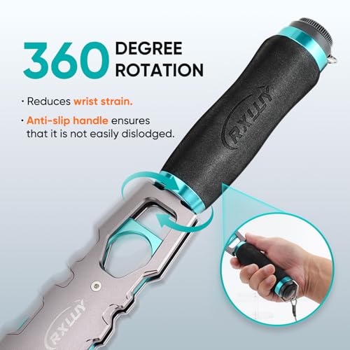 11.5" Fish Lip Gripper with Scale (Light Blue)