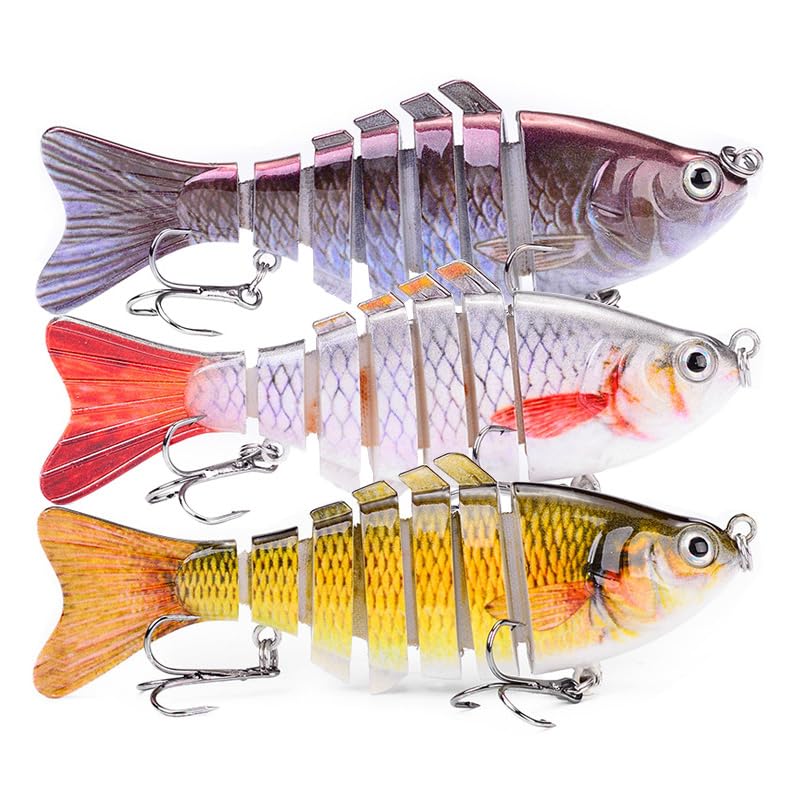 Multi Segmented Fishing Lures (3-Pack-style)