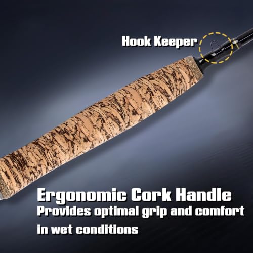 Fly Fishing Rod 4 Piece Travel Fly Rod with Fishing Case (Size:9'-5/6WT-4sec-M.F)