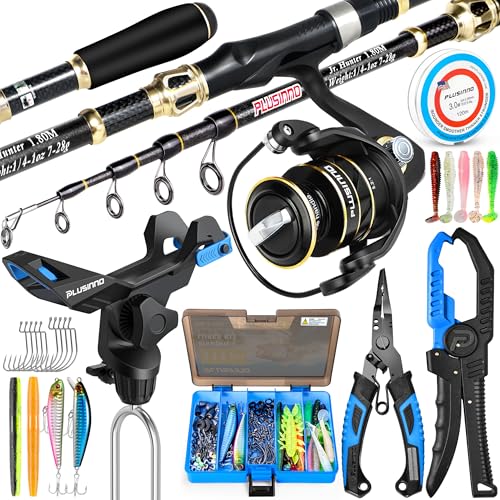 Fishing Gear Full Fishing Pole kit Include Fishing Rod and Reel Combo