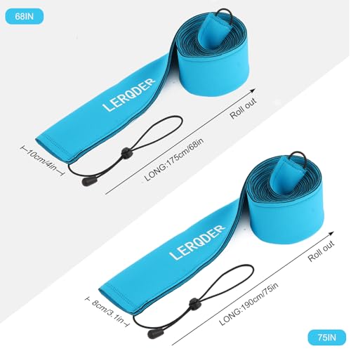 Premium Neoprene Fishing Rod Sleeves (68" / 2-Blue)