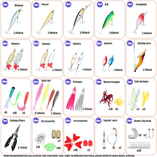 Hard Fishing Lures Set (142pcs)