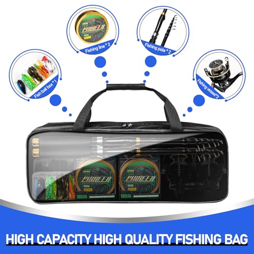 Telescopic Fishing Rod and Reel Combo Kit