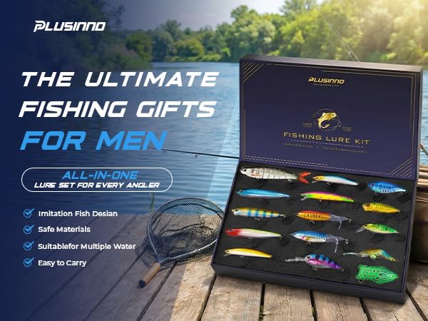Bass Fishing Lures Kit (Bass/Trout fishing lures-B)